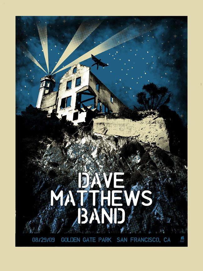 Methane Studios — Dave Matthews Band, Golden Gate Park Stadium & Polo Fields, San Francisco, CA · Aug 29, 2009 Poster