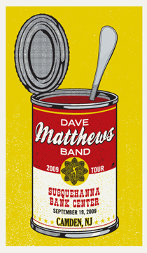 Methane Studios — Dave Matthews Band, Freedom Mortgage Pavilion, Camden, NJ · Sep 19, 2009 Poster