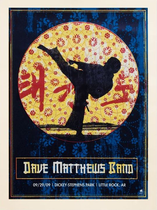 Methane Studios — Dave Matthews Band, Dickey–Stephens Park, North Little Rock, AR · Sep 29, 2009 Poster