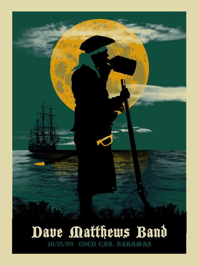 Methane Studios — Dave Matthews Band, CocoCay, Little Stirrup Cay, BHS · Oct 25, 2009 Poster