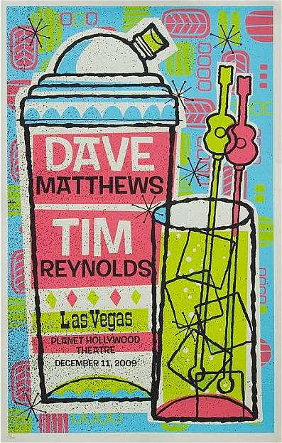 Methane Studios — Dave Matthews Band, Planet Hollywood Theater for the Performing Arts (Planet Hollywood Las Vegas), Las Vegas, NV · Dec 11, 2009 Poster