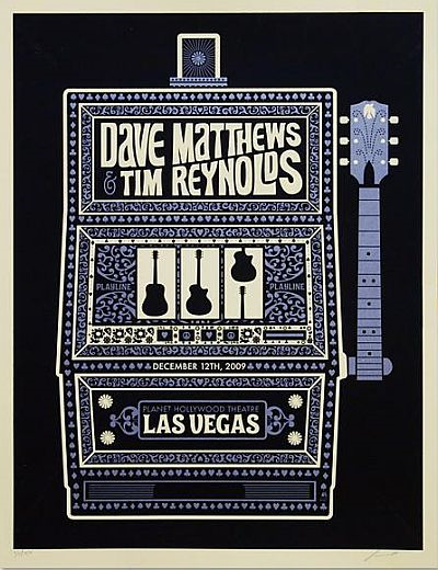 Methane Studios — Dave Matthews Band, Planet Hollywood Theater for the Performing Arts (Planet Hollywood Las Vegas), Las Vegas, NV · Dec 12, 2009 Poster