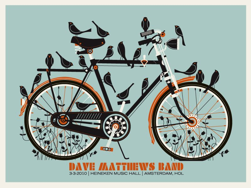 Methane Studios — Dave Matthews Band, AFAS Live, Amsterdam, NL · Mar 3, 2010 Poster