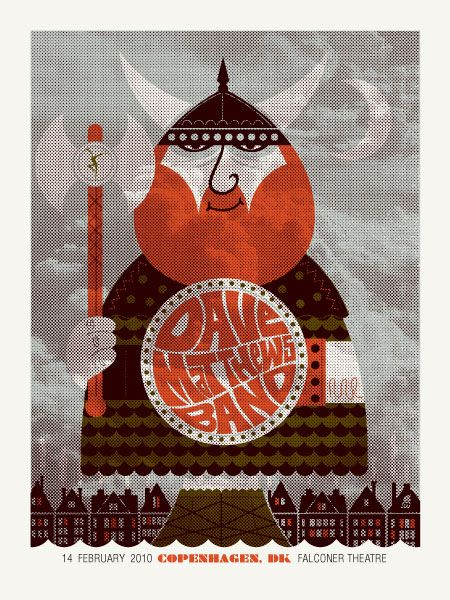 Methane Studios — Dave Matthews Band, Falkoner Salen, Frederiksberg, DNK · Mar 14, 2010 Poster