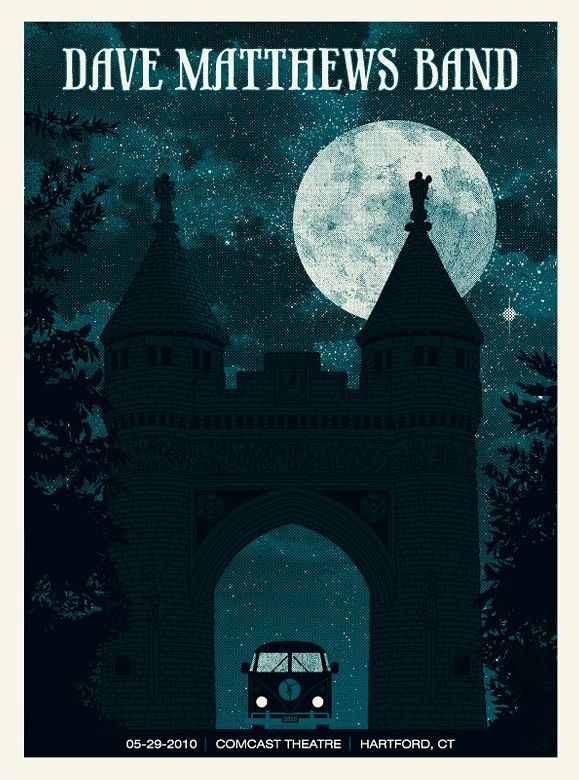 Methane Studios — Dave Matthews Band, Comcast Theatre, Hartford, CT · May 29, 2010 Poster