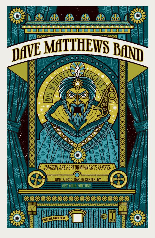 Methane Studios — Dave Matthews Band, Darien Lake Performing Arts Center (Six Flags Darien Lake), Corfu, NY · Jun 2, 2010 Poster