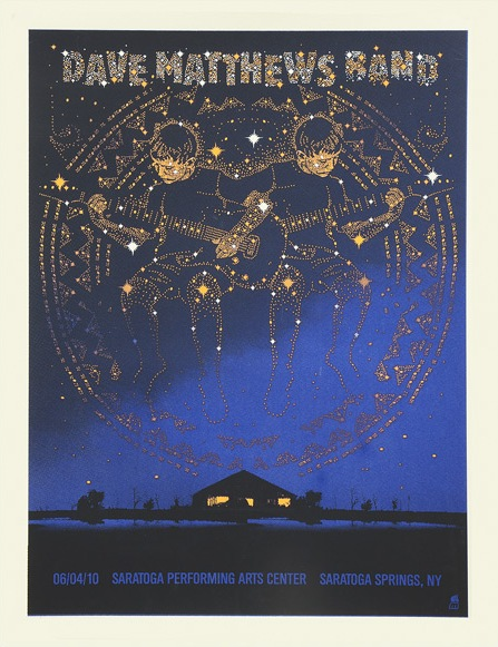 Methane Studios — Dave Matthews Band, Saratoga Performing Arts Center, Saratoga Springs, NY · Jun 4, 2010 Poster