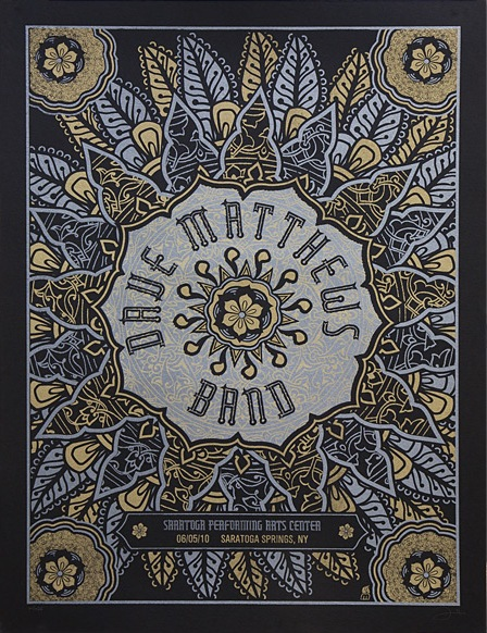Methane Studios — Dave Matthews Band, Saratoga Performing Arts Center, Saratoga Springs, NY · Jun 5, 2010 Poster