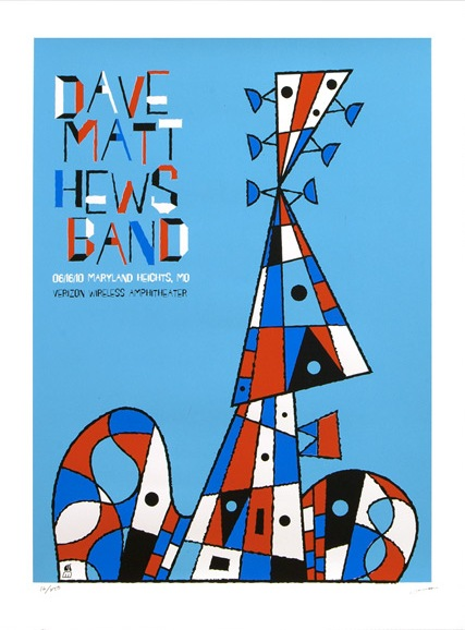 Methane Studios — Dave Matthews Band, Verizon Wireless Amphitheater St. Louis, Maryland Heights, MO · Jun 16, 2010 Poster
