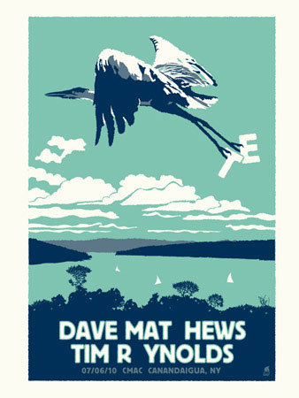 Methane Studios — Dave Matthews Band, Constellation Brands–Marvin Sands Performing Arts Center (Finger Lakes Community College), Canandaigua, NY · Jul 6, 2010 Poster