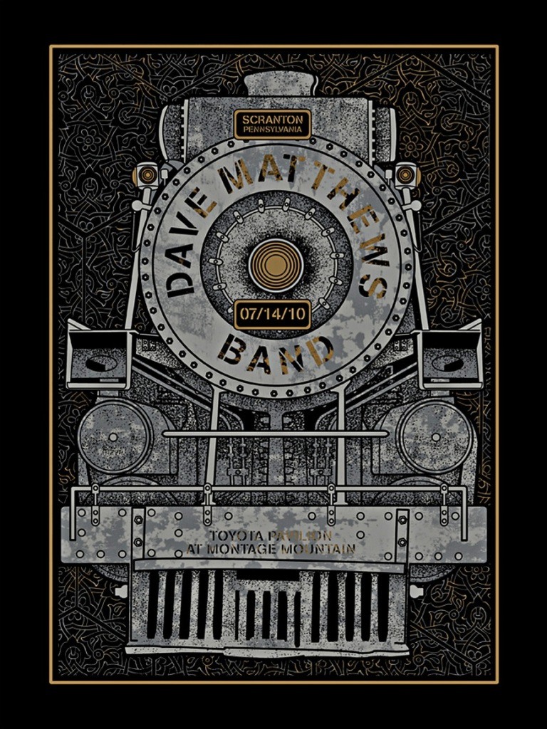 Methane Studios — Dave Matthews Band, Toyota Pavilion at Montage Mountain, Scranton, PA · Jul 14, 2010 Poster