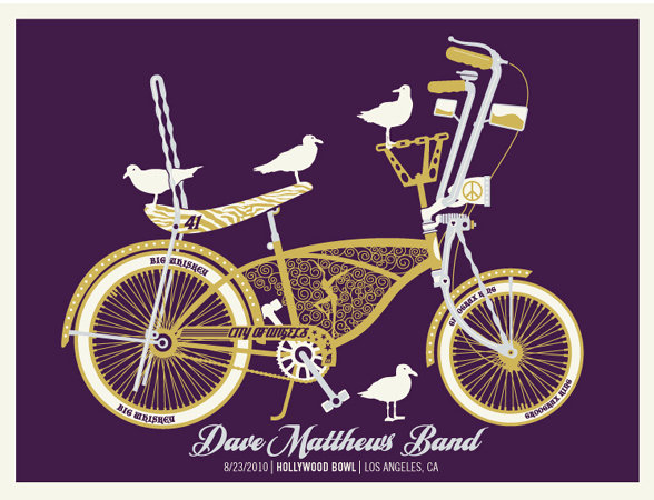 Methane Studios — Dave Matthews Band, Hollywood Bowl, Hollywood, CA · Aug 23, 2010 Poster