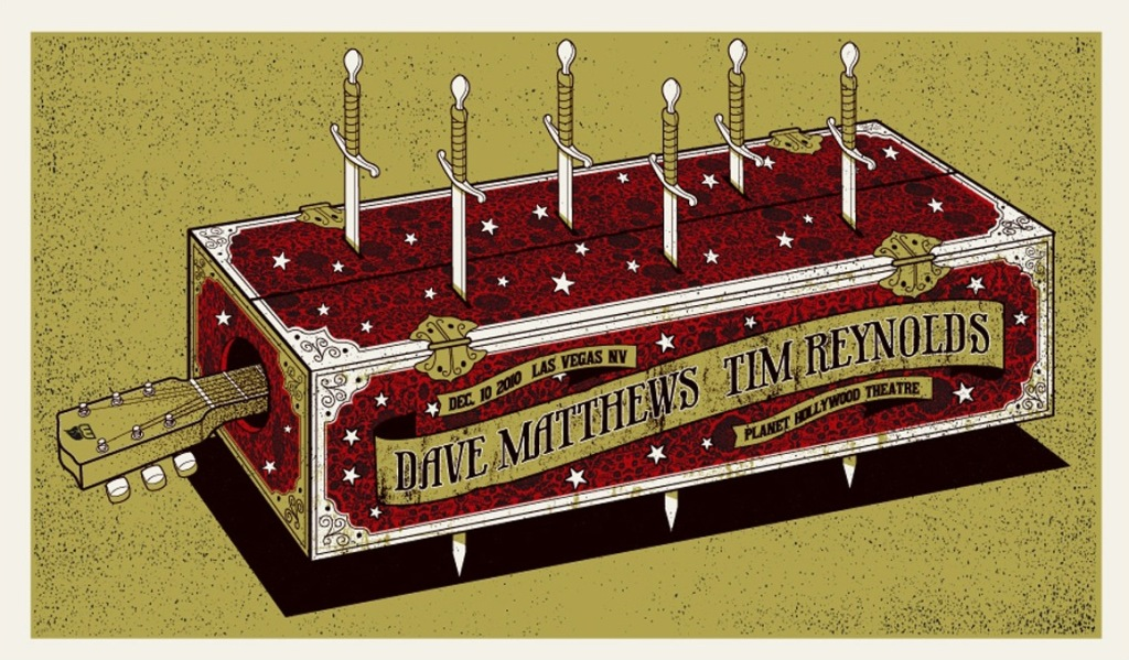 Methane Studios — Dave Matthews Band, Planet Hollywood Theater for the Performing Arts (Planet Hollywood Las Vegas), Las Vegas, NV · Dec 10, 2010 Poster