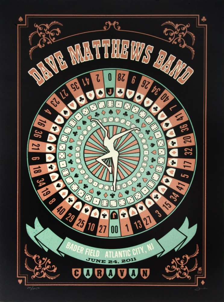 Methane Studios — Dave Matthews Band, Bader Field, Atlantic City, NJ · Jun 24, 2011 Poster