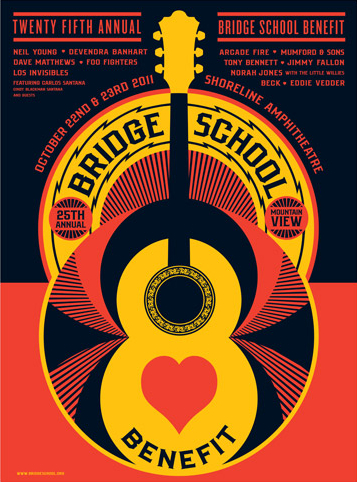Dave Matthews Band Poster, Shoreline Amphitheatre at Mountain View, Mountain View, CA · Oct 22–23, 2011 Poster