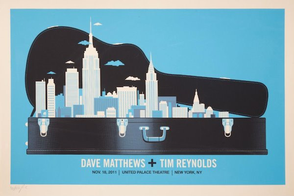 Methane Studios — Dave Matthews Band, United Palace, New York, NY · Nov 18, 2011 Poster
