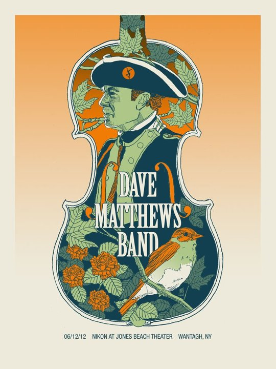 Methane Studios — Dave Matthews Band, Northwell Health at Jones Beach Theater, Wantagh, NY · Jun 12, 2012 Poster