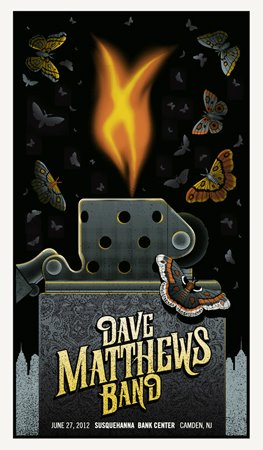 Methane Studios — Dave Matthews Band, Freedom Mortgage Pavilion, Camden, NJ · Jun 27, 2012 Poster