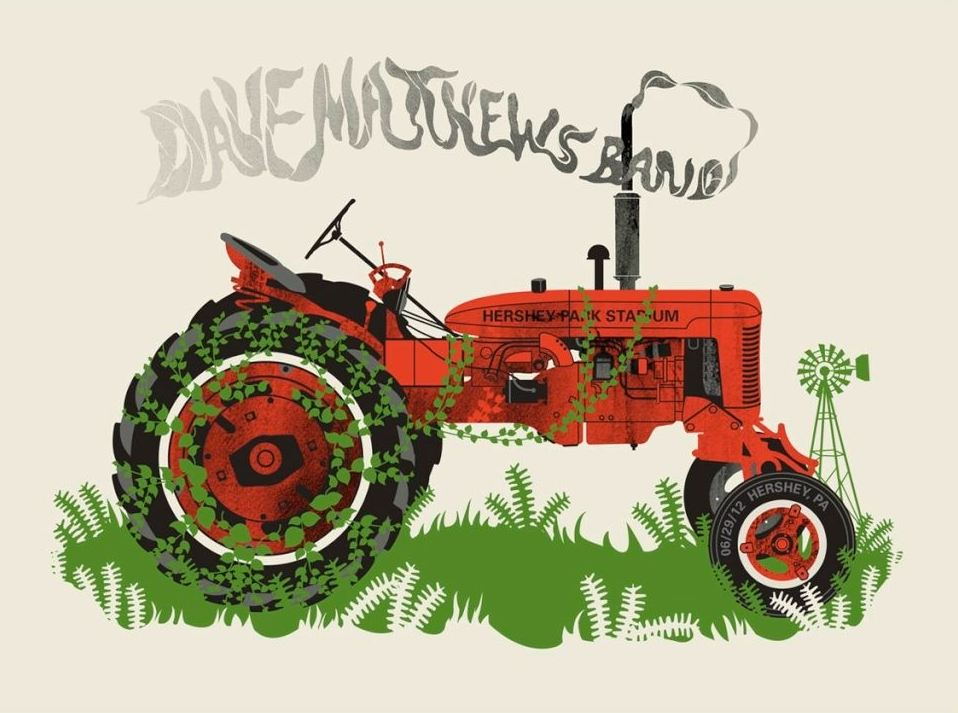 Methane Studios — Dave Matthews Band, Hersheypark Stadium, Hershey, PA · Jun 29, 2012 Poster