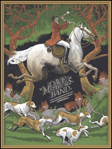 Rich Kelly — Dave Matthews Band, John Paul Jones Arena (University of Virginia), Charlottesville, VA · Dec 15, 2012 Poster