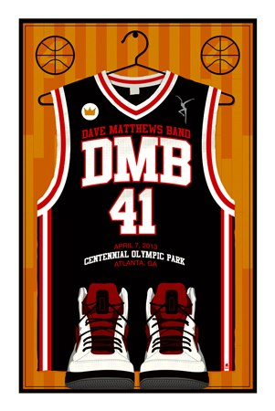 Methane Studios — Dave Matthews Band, Centennial Olympic Park, Atlanta, GA · Apr 7, 2013 Poster