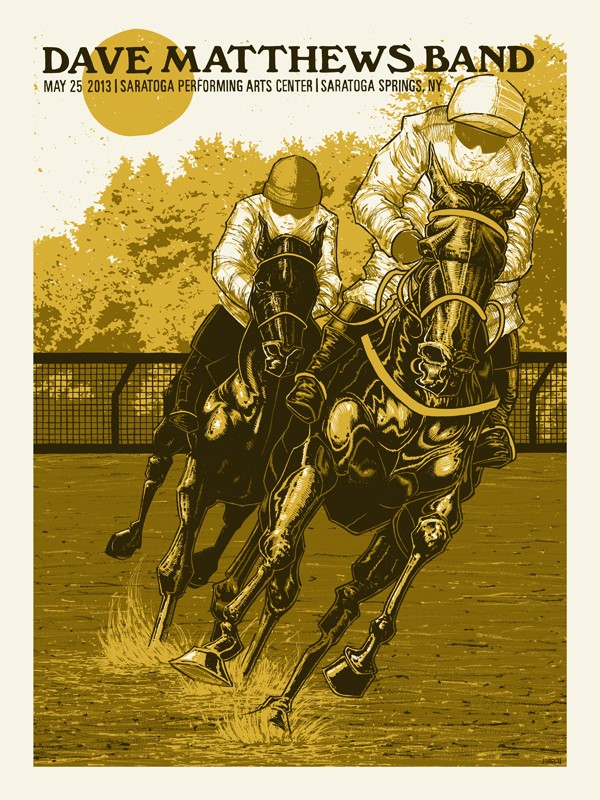 John Vogl — Dave Matthews Band, Saratoga Performing Arts Center, Saratoga Springs, NY · May 25, 2013 Poster