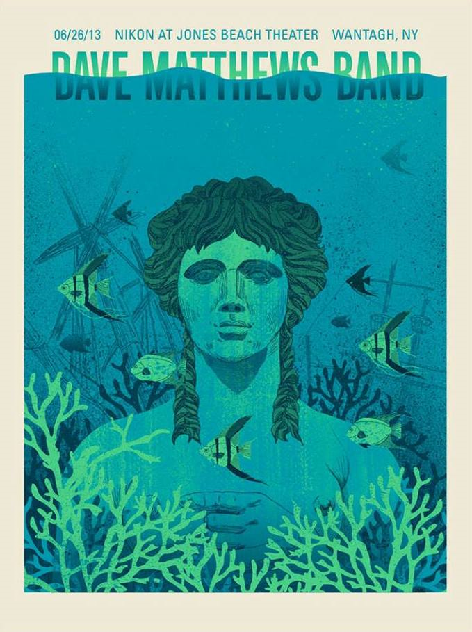 Nate Duval — Dave Matthews Band, Northwell Health at Jones Beach Theater, Wantagh, NY · Jun 26, 2013 Poster