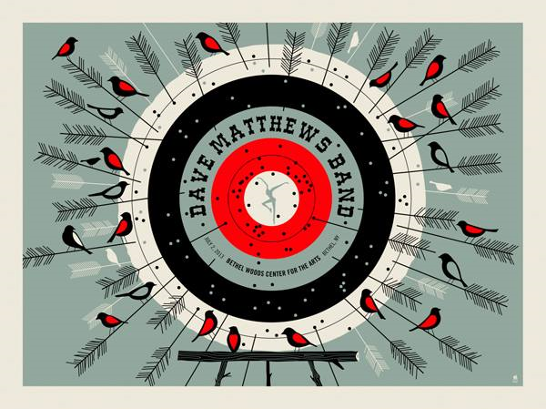 Methane Studios — Dave Matthews Band, Bethel Woods Center for the Arts, Bethel, NY · Jul 2, 2013 Poster