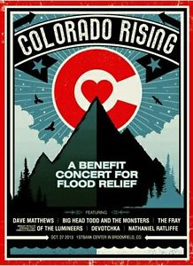 Nate Duval — Dave Matthews Band, 1stBANK Center, Broomfield, CO · Oct 27, 2013 Poster
