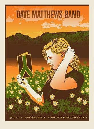 Methane Studios — Dave Matthews Band, Grand Arena (GrandWest Casino and Entertainment World), Cape Town, ZAF · Nov 30, 2013 Poster