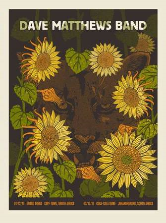 Methane Studios — Dave Matthews Band, Grand Arena (GrandWest Casino and Entertainment World), Cape Town, ZAF · Dec 1, 2013 Poster