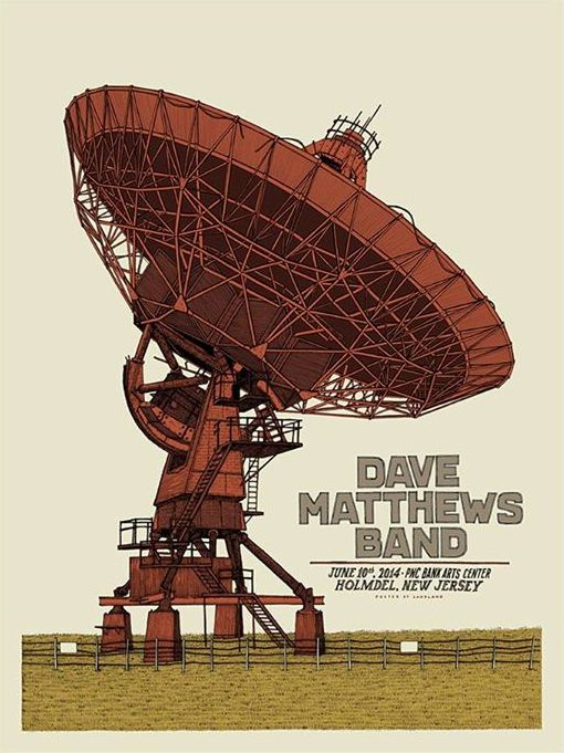 Landland — Dave Matthews Band, PNC Bank Arts Center, Holmdel, NJ · Jun 10, 2014 Poster