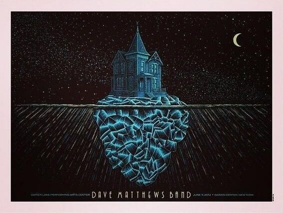 Todd Slater — Dave Matthews Band, Darien Lake Performing Arts Center (Six Flags Darien Lake), Corfu, NY · Jun 11, 2014 Poster