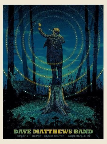 Methane Studios — Dave Matthews Band, Ruoff Music Center, Noblesville, IN · Jun 20, 2014 Poster