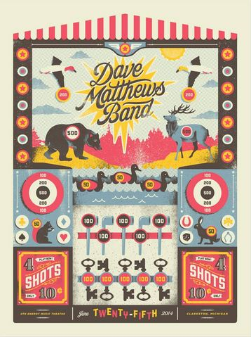 Two Arms — Dave Matthews Band, DTE Energy Music Theatre, Clarkston, MI · Jun 25, 2014 Poster