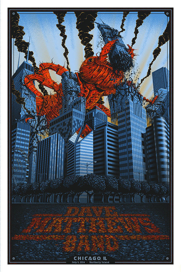 Dig My Chili — Dave Matthews Band, Huntington Bank Pavilion at Northerly Island, Chicago, IL · Jul 5, 2014 Poster