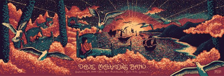 James Eads — Dave Matthews Band, Sleep Train Amphitheatre, Wheatland, CA · Sep 5, 2014 Poster