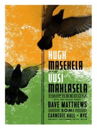 Aesthetic Apparatus — Dave Matthews Band, Carnegie Hall, New York, NY · Oct 10, 2014 Poster