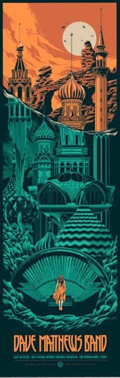 Ken Taylor — Dave Matthews Band, The Cynthia Woods Mitchell Pavilion, The Woodlands, TX · May 16, 2015 Poster