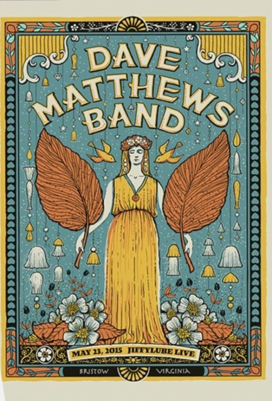 Methane Studios — Dave Matthews Band, Jiffy Lube Live, Bristow, VA · May 23, 2015 Poster