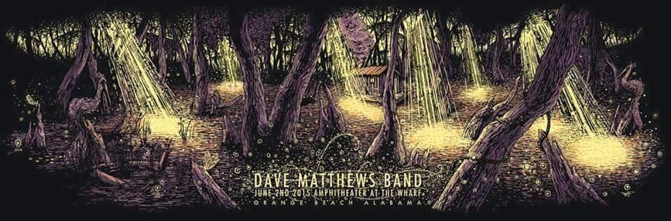 James Eads — Dave Matthews Band, The Wharf Amphitheater, Orange Beach, AL · Jun 2, 2015 Poster