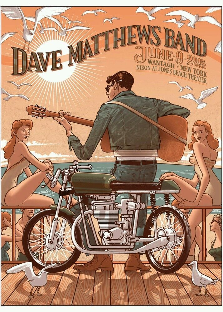 Rich Kelly — Dave Matthews Band, Northwell Health at Jones Beach Theater, Wantagh, NY · Jun 9, 2015 Poster