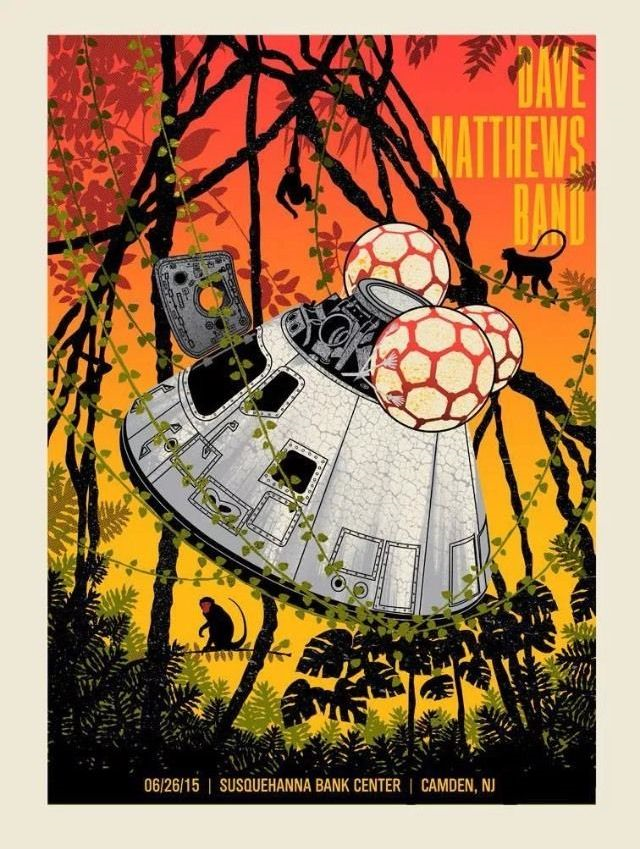Methane Studios — Dave Matthews Band, Freedom Mortgage Pavilion, Camden, NJ · Jun 26, 2015 Poster