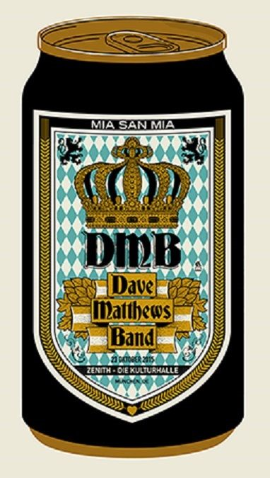 Methane Studios — Dave Matthews Band, Columbiahalle, Berlin, DEU · Oct 27, 2015 Poster
