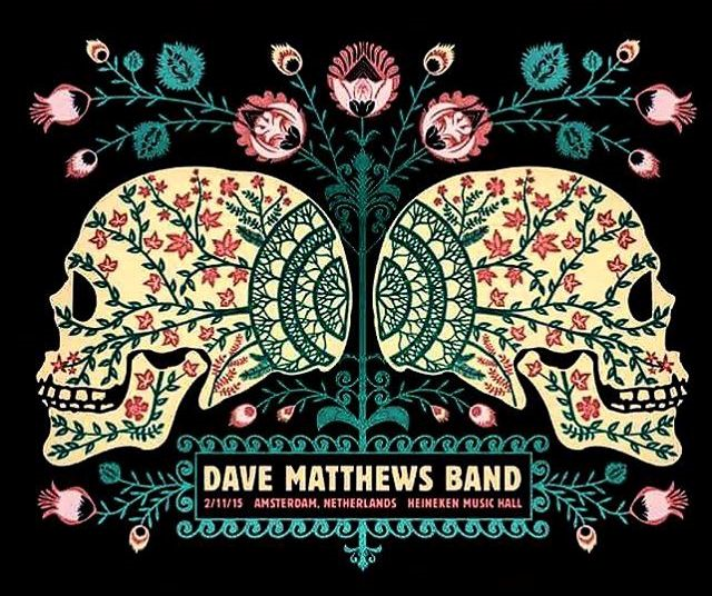 Methane Studios — Dave Matthews Band, AFAS Live, Amsterdam, NL · Nov 2, 2015 Poster