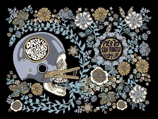 Methane Studios — Dave Matthews Band, Pier 70, San Francisco, CA · Feb 4, 2016 Poster