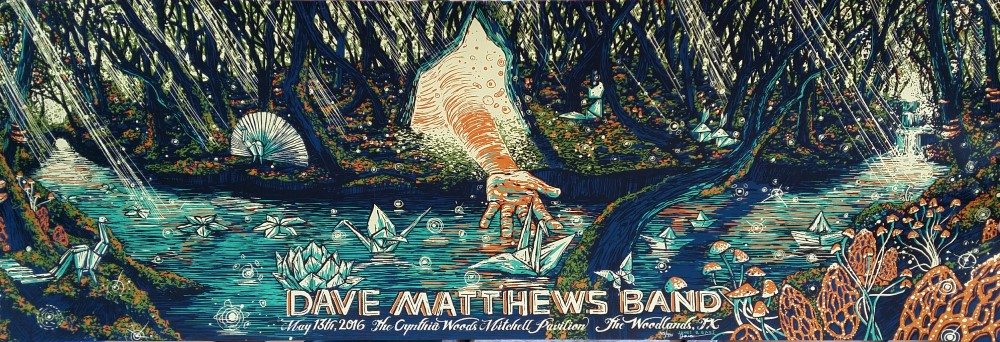 James Eads — Dave Matthews Band, The Cynthia Woods Mitchell Pavilion, The Woodlands, TX · May 13, 2016 Poster