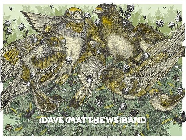 Erica Williams — Dave Matthews Band, Hollywood Casino Amphitheatre, Maryland Heights, MO · May 29, 2016 Poster