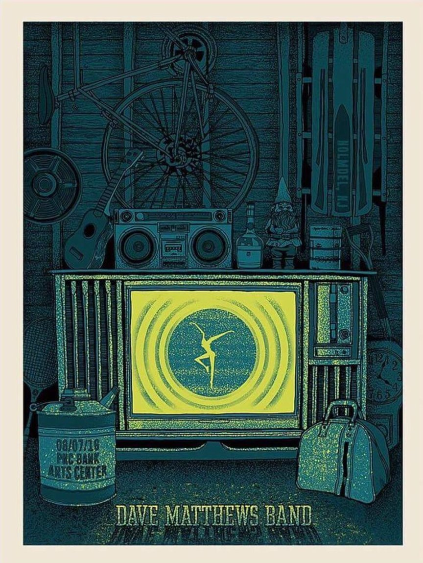 Methane Studios — Dave Matthews Band, PNC Bank Arts Center, Holmdel, NJ · Jun 7, 2016 Poster