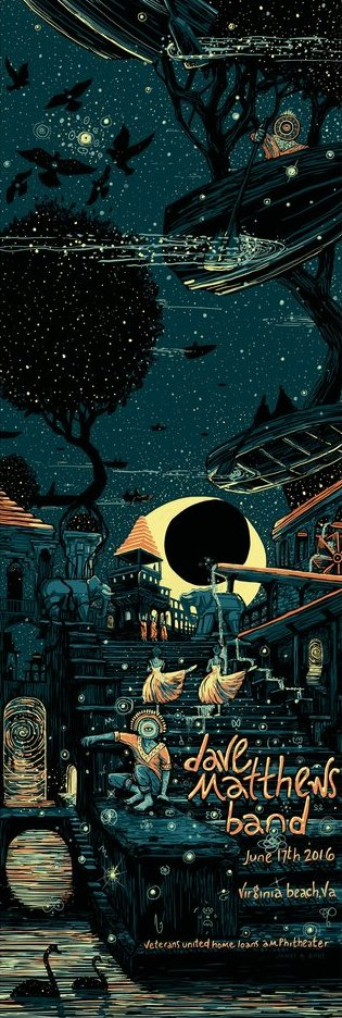 James Eads — Dave Matthews Band, Veterans United Home Loans Amphitheater at Virginia Beach, Virginia Beach, VA · Jun 17, 2016 Poster